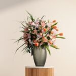 Shinny Flowers Vase