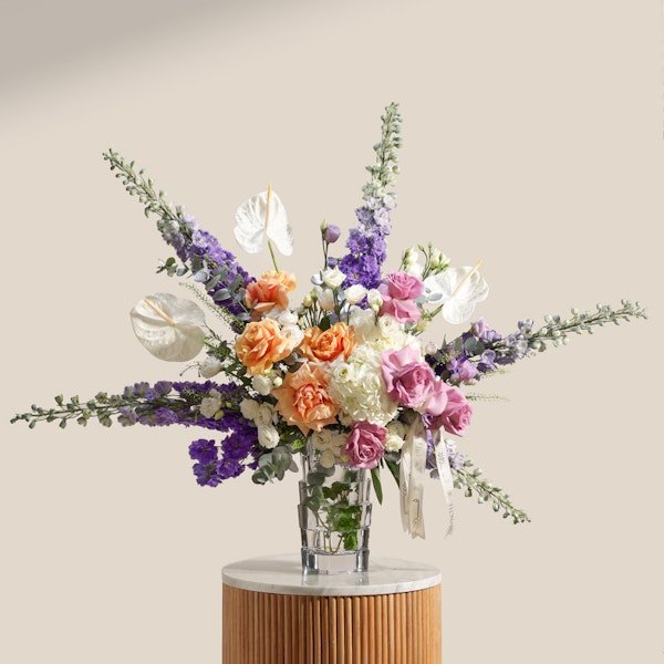 Rogaska Astounding Flowers Superior Vase